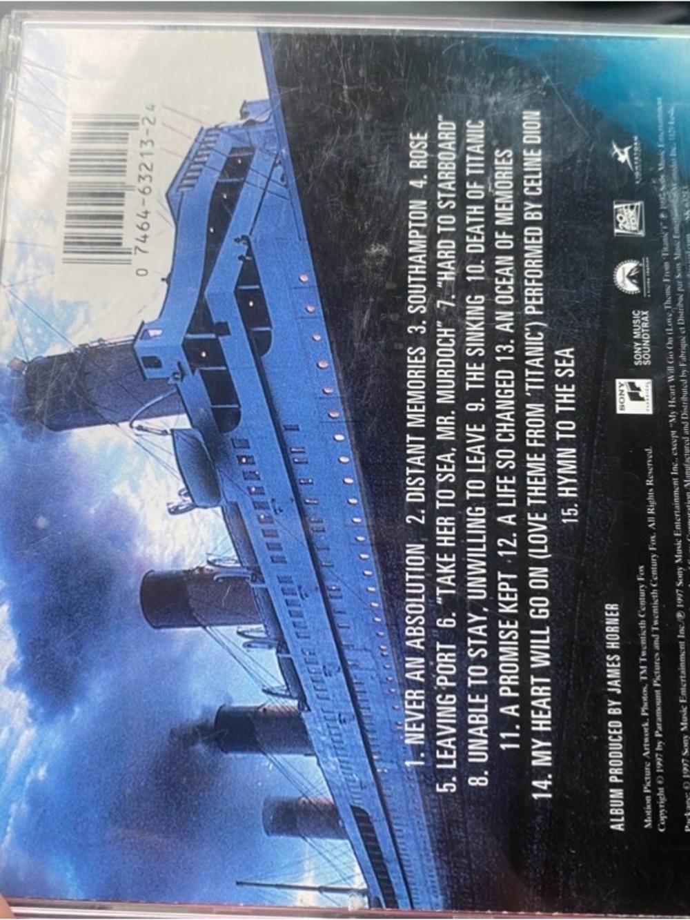 Titanic Movie Soundtrack CD